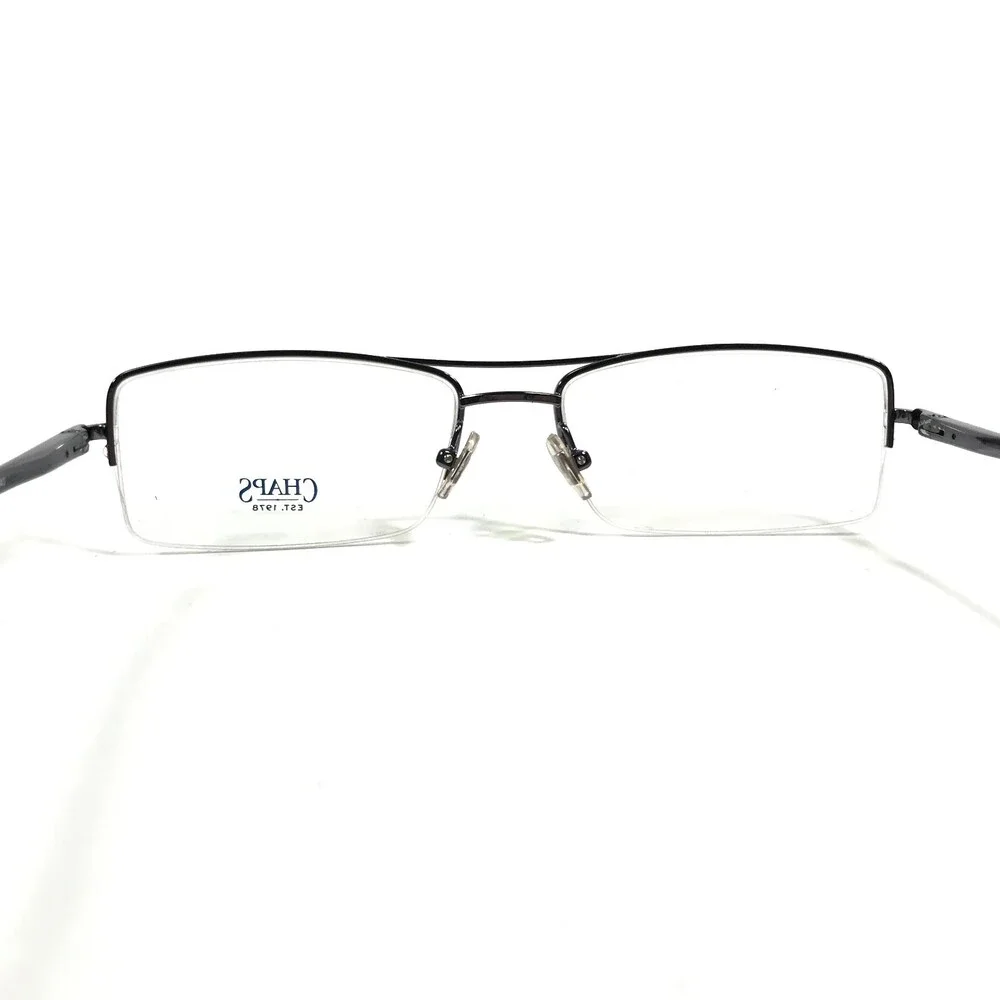 Chaps Eyeglasses Frames CP 2080 103 Gunmetal Grey Rectangular 54-17-140